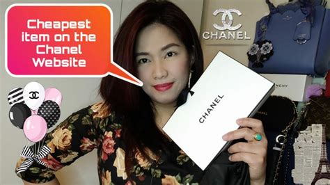 cheapest thing at chanel|cheapest thing on Chanel website.